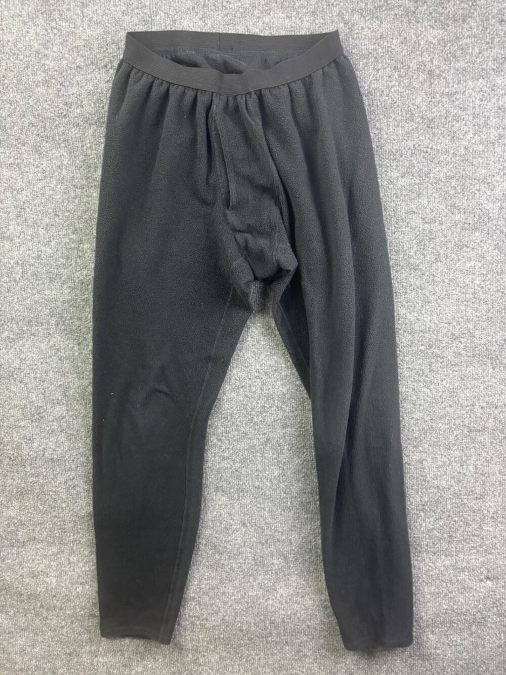 Patagonia Base Layer Pants Mens Medium Black Capilene‎ Fleece Thermal Tapered